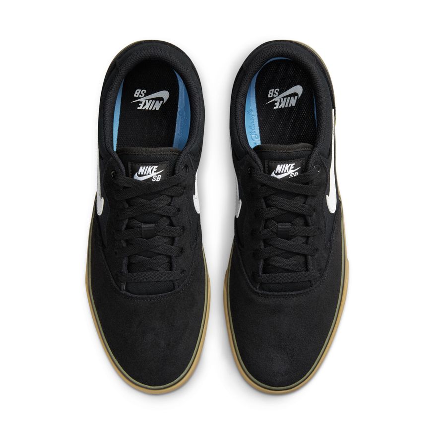 NIKE SB CHRON 2 BLACK/WHITE-BLACK-GUM LIGHT BROWN