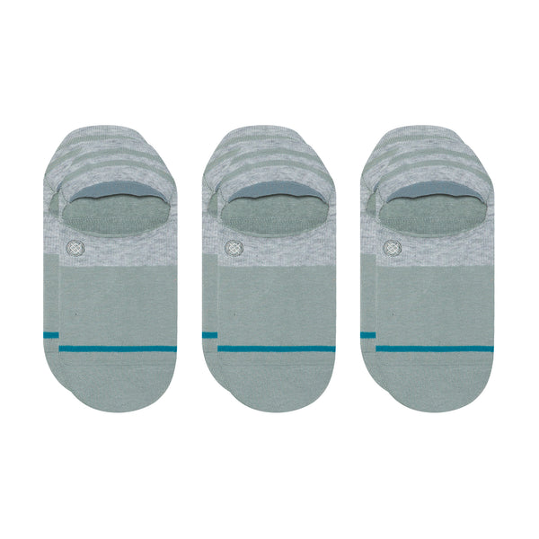 STANCE GAMUT NO SHOW 3 PACK SOCK - GREY HEATHER