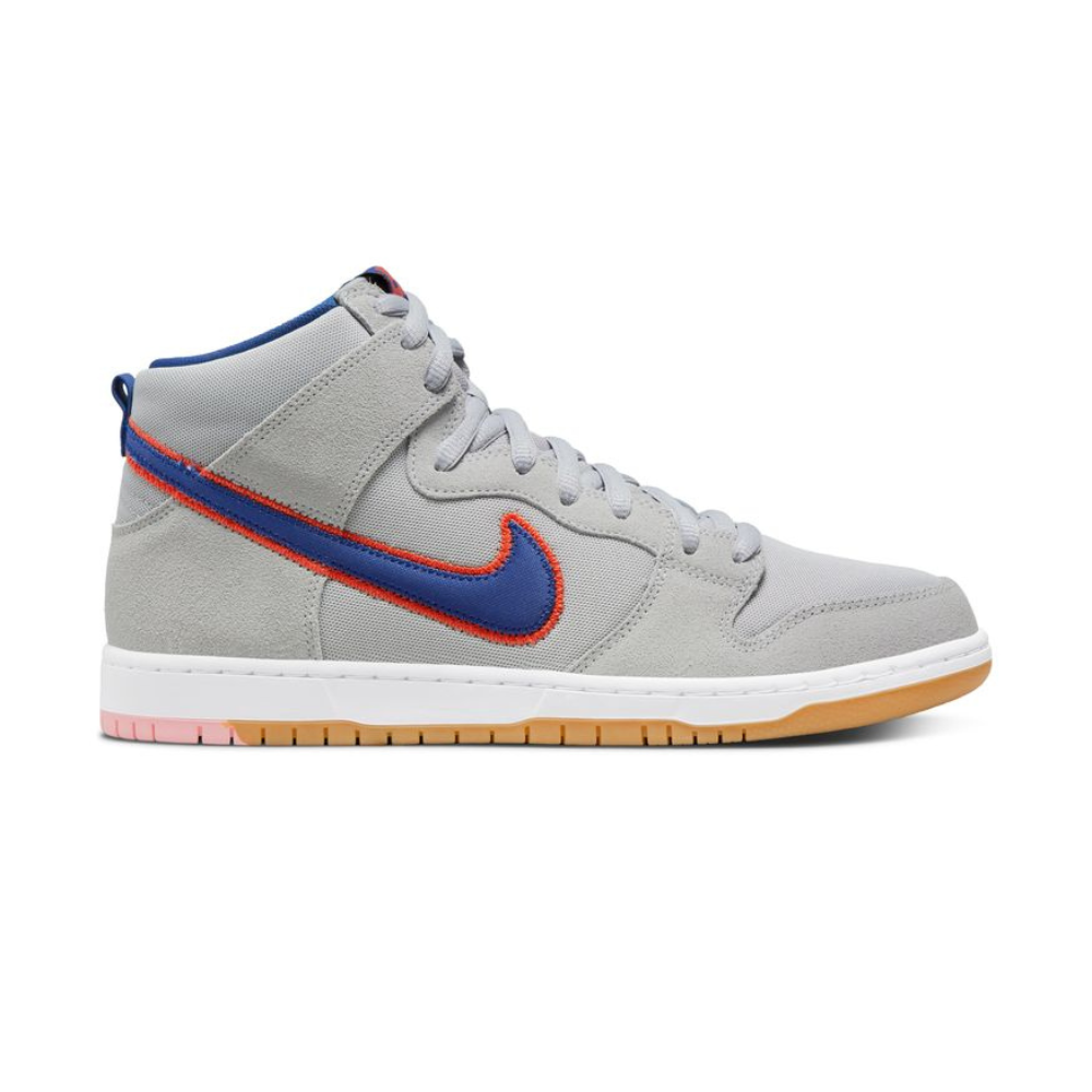NIKE SB DUNK HIGH PREMIUM - CLOUD GREY/RUSH BLUE-TEAM ORANGE-WHITE