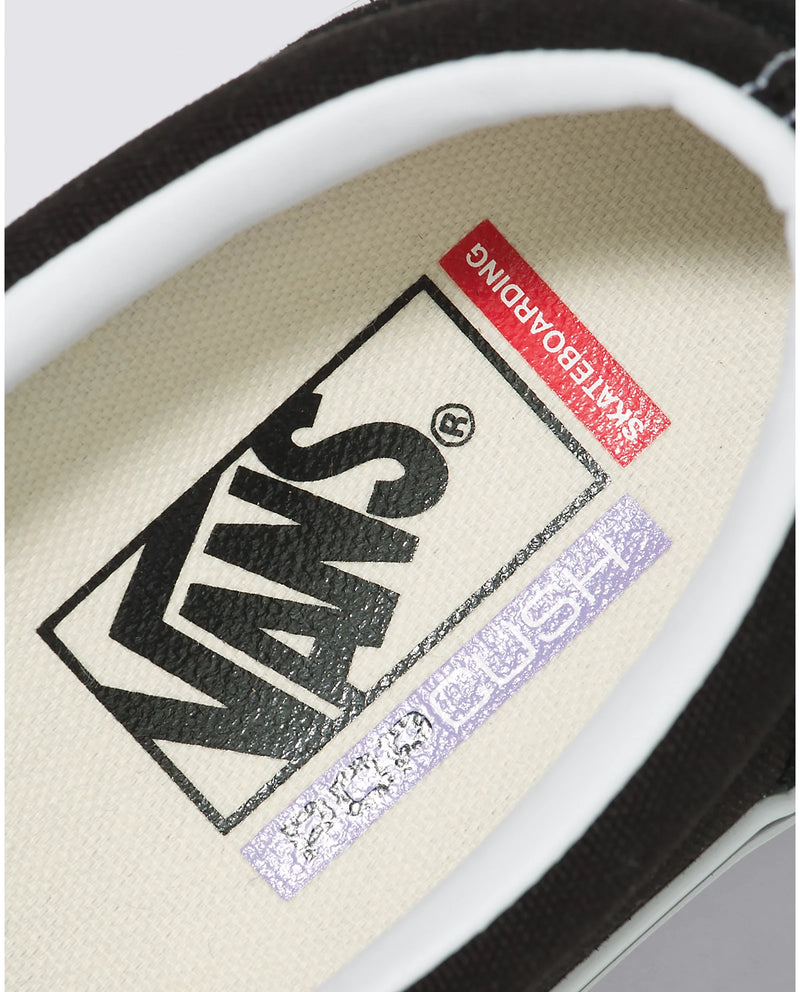 VANS SKATE SLIP-ON SHOE - BLACK/WHITE