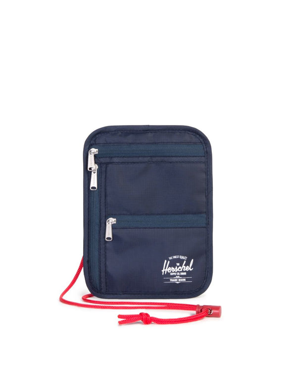Money Pouch+ - Navy/Red