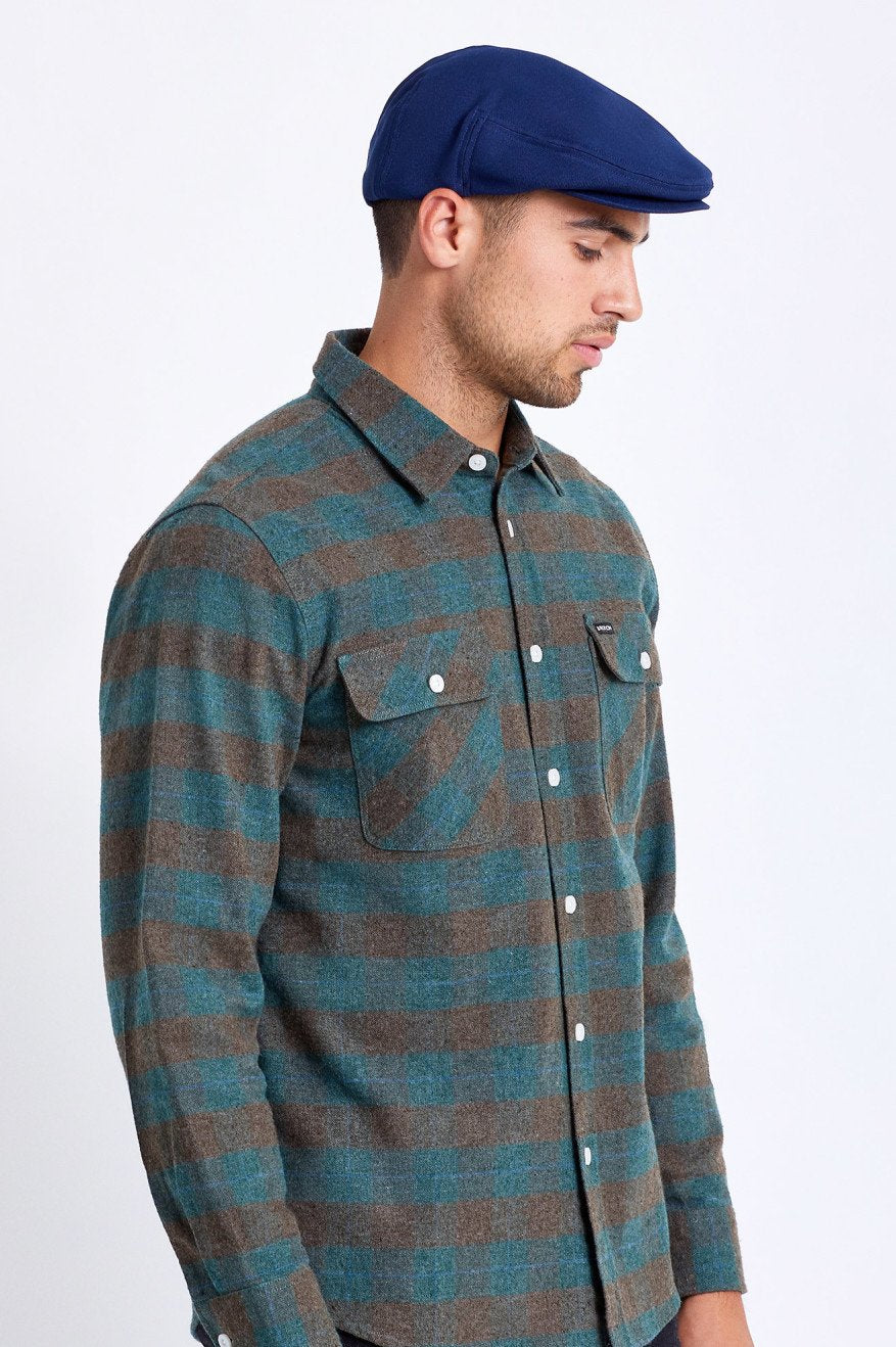 Brixton Hooligan Crossover Snap Cap - Washed Navy