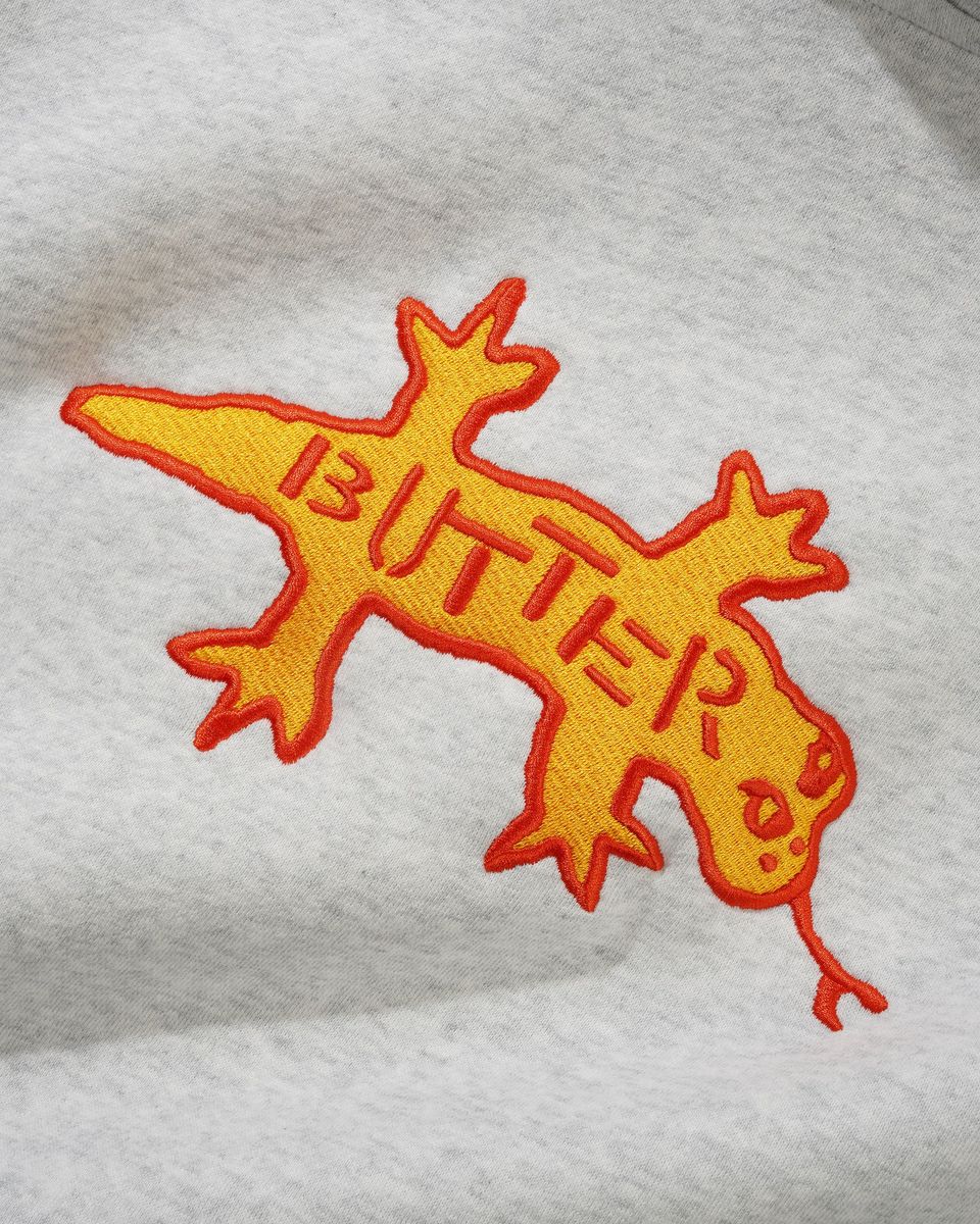 Butter Goods Reptile Pullover Hoodie - Ash