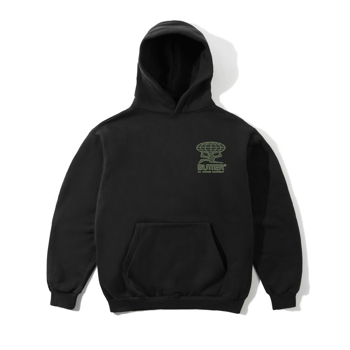 Butter Goods Terrain Pullover Hoodie - Black