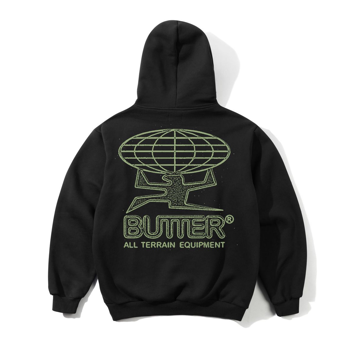 Butter Goods Terrain Pullover Hoodie - Black