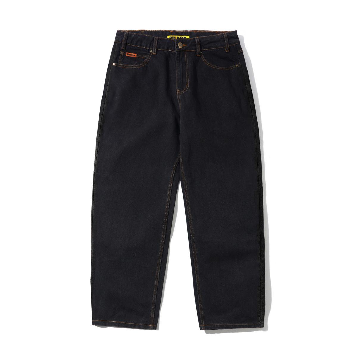 Butter Goods Relaxed Denim Jeans - Washed Black