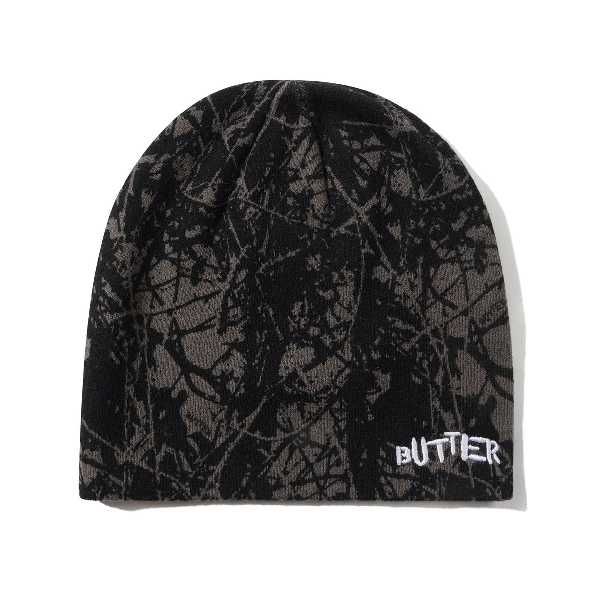 Butter Goods Woods Camo Beanie - Black