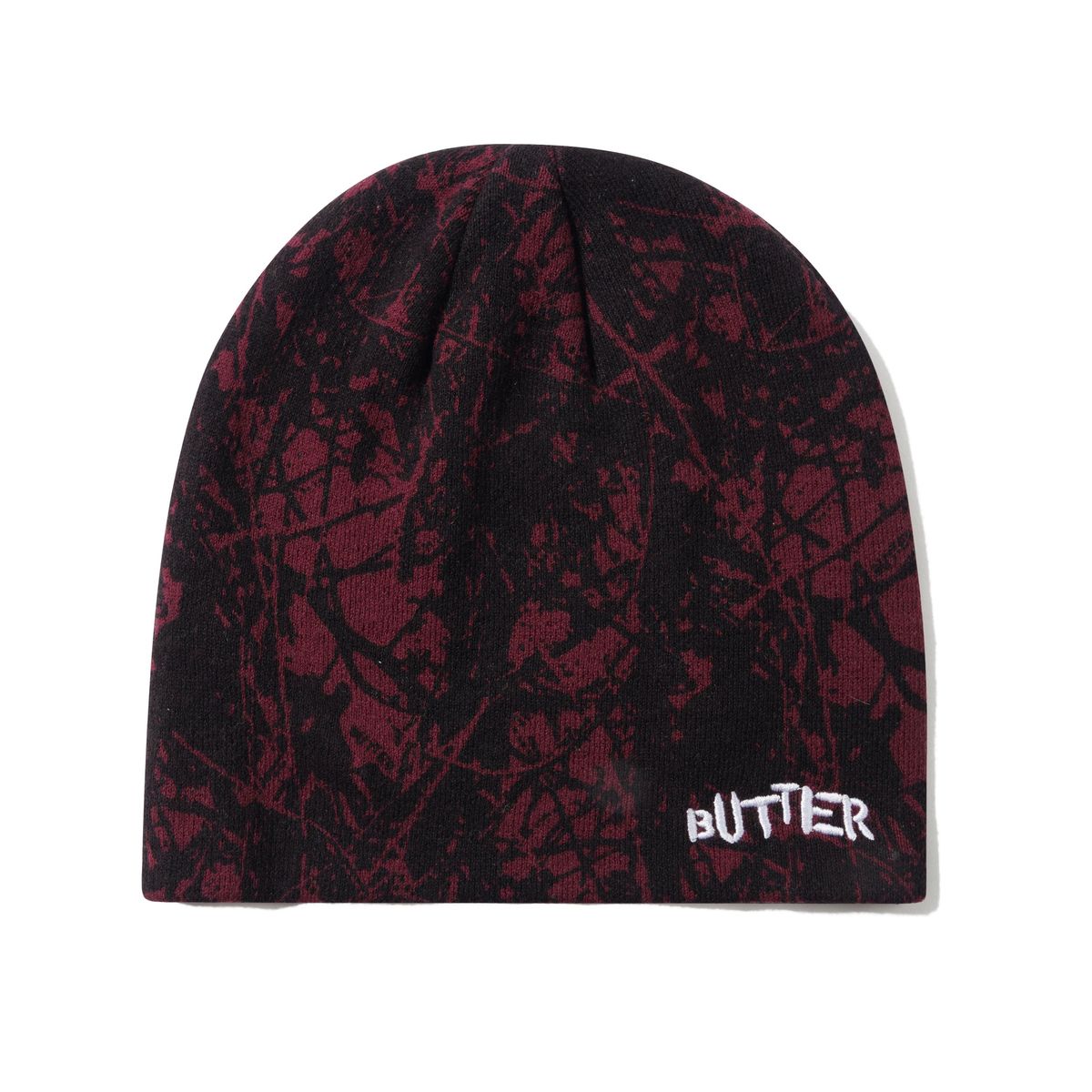Butter Goods Woods Camo Beanie - Rust