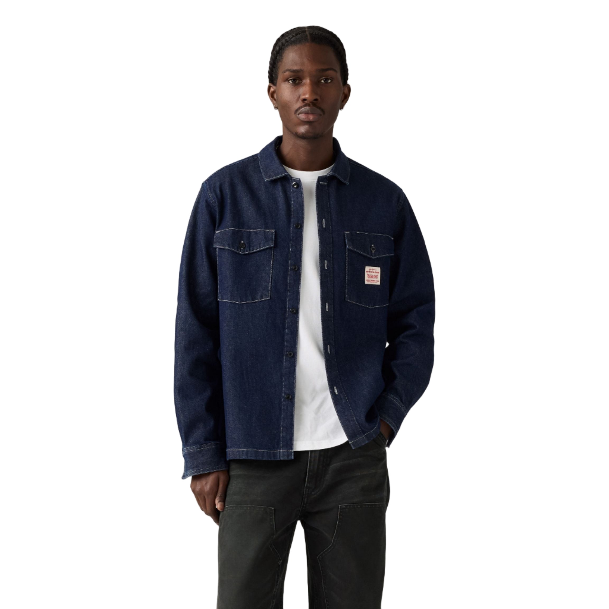 Levi's Long-sleeve Worker Shirt - Rinse Work Repeat - Dark Wash