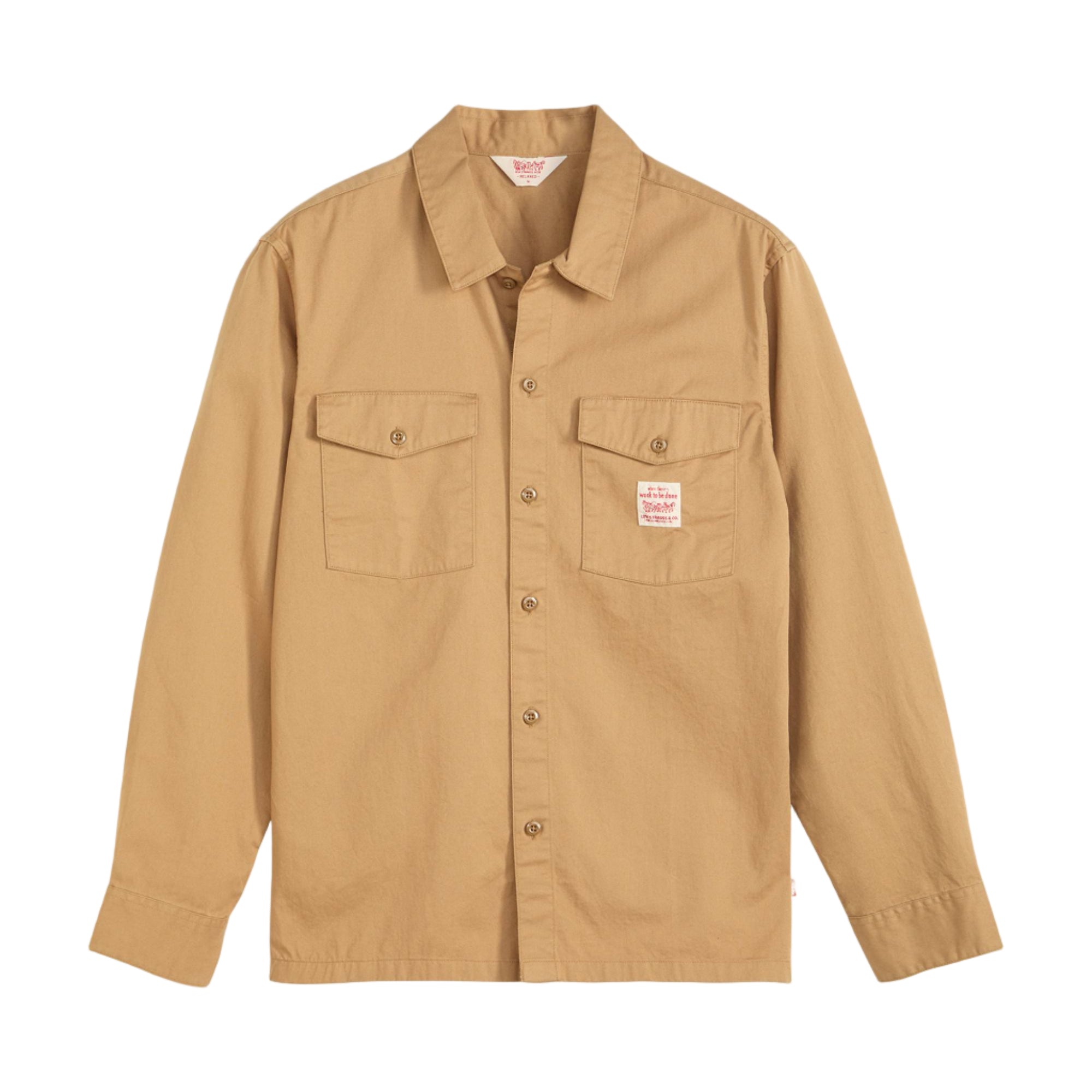 Levi's Long-sleeve Worker Shirt - Tiger's Eye Twill - Brown