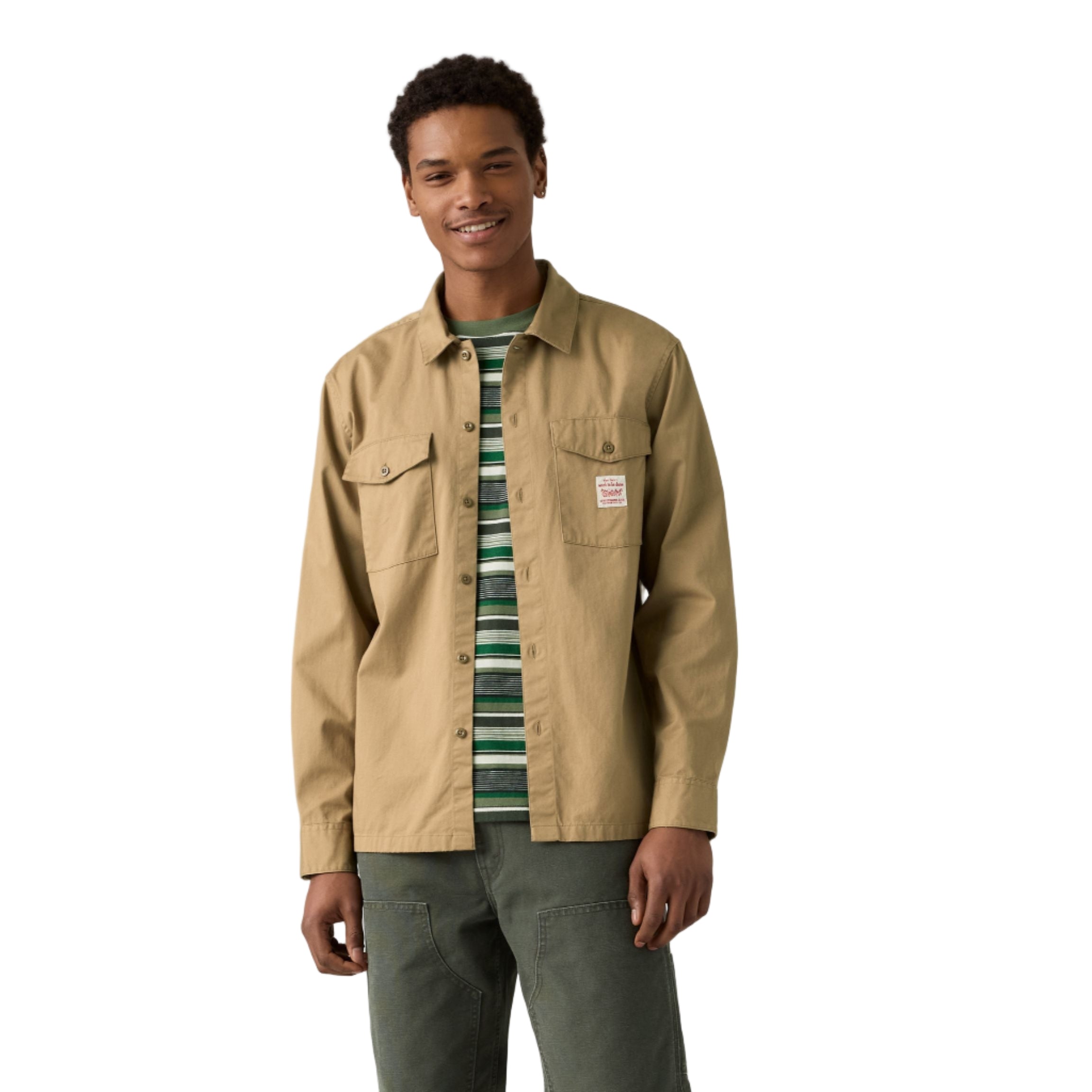 Levi's Long-sleeve Worker Shirt - Tiger's Eye Twill - Brown