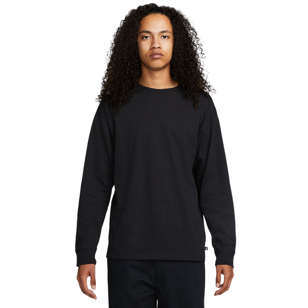 NIKE SB ESSENTIALS SKATE LONG SLEEVE - Black