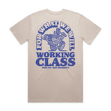 Working Class Winnie Tee - Bone/Ink Blue