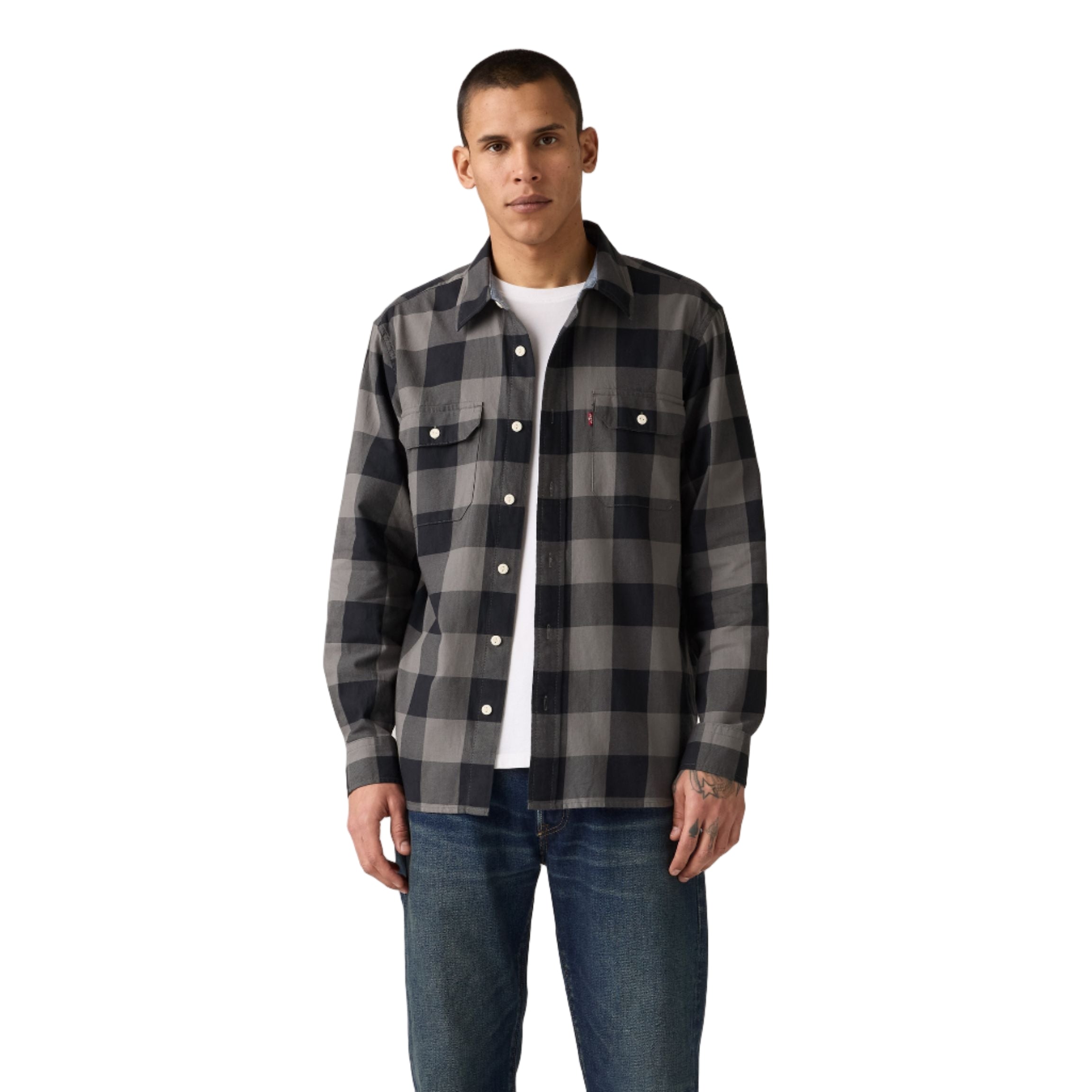 Levi's Classic Worker - Albany Plaid Smoked Pearl