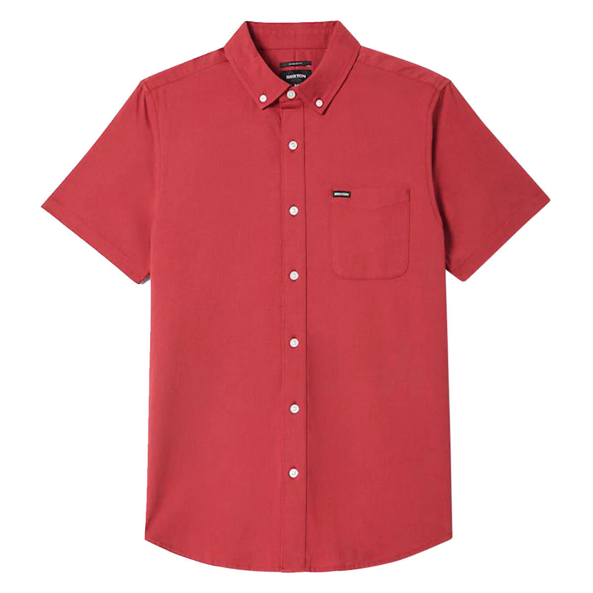 Brixton Sanford Oxford S/S Woven Shirt - Robust Red