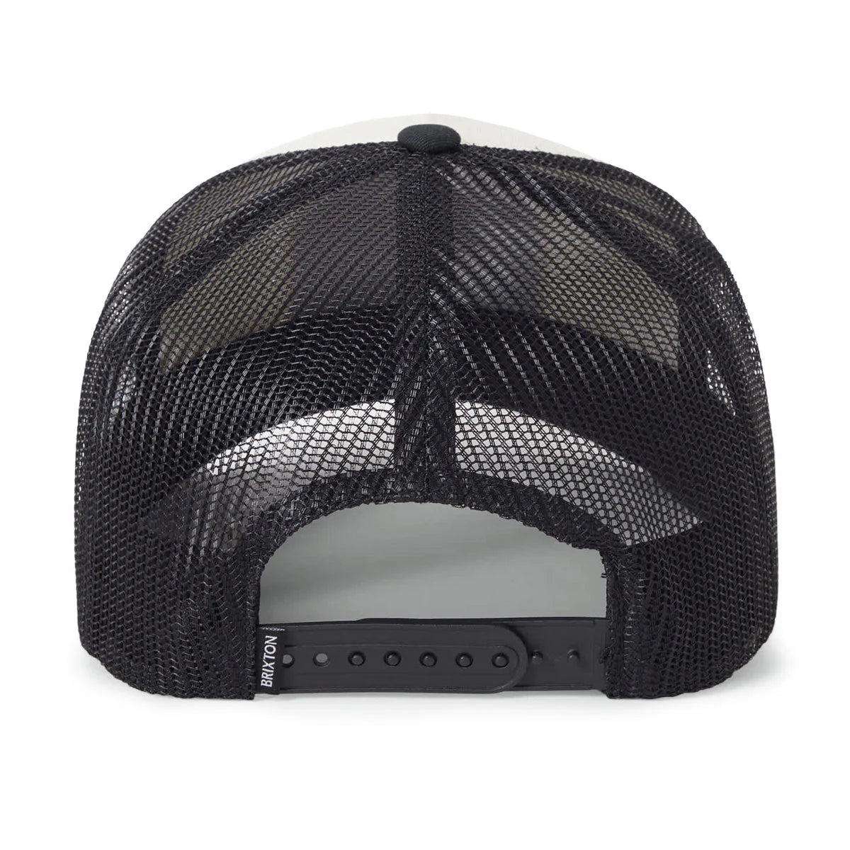 Brixton Hubal C MP Trucker Hat - Black/Off White/Black