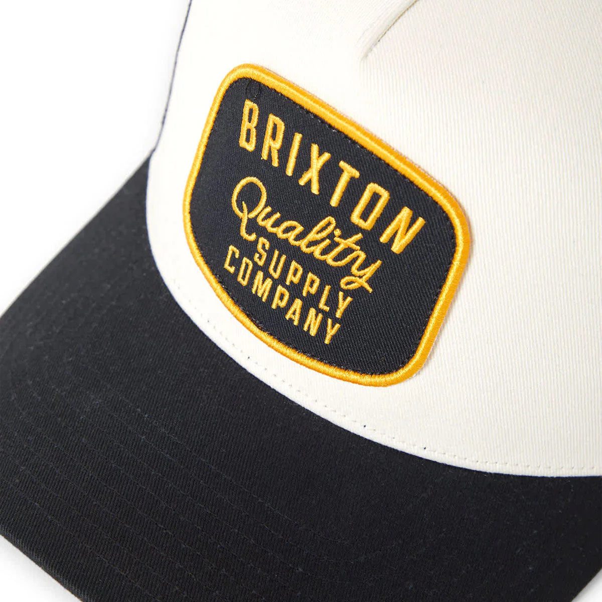 Brixton Hubal C MP Trucker Hat - Black/Off White/Black