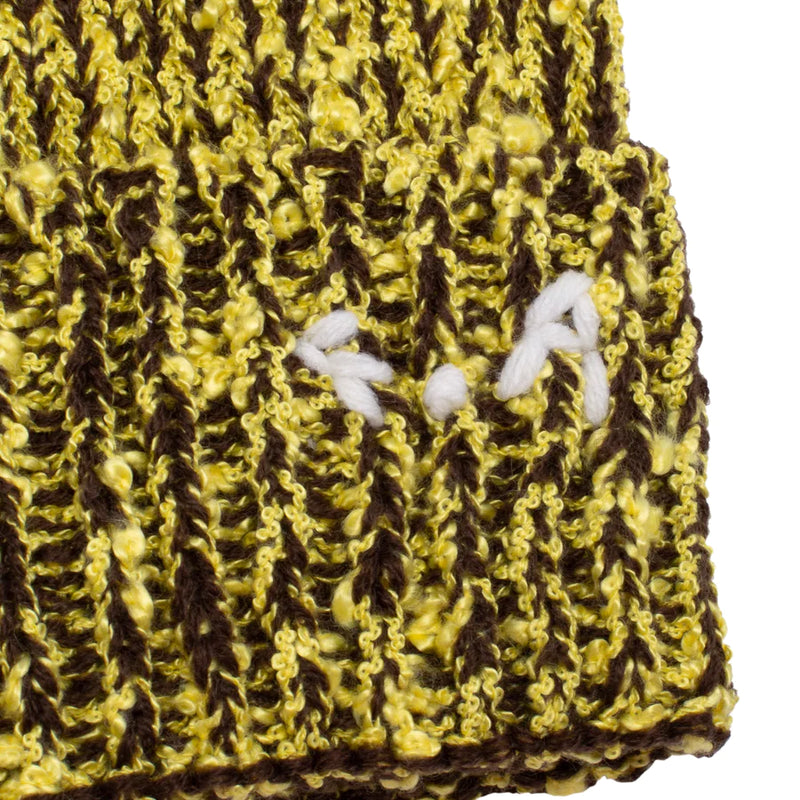 Fucking Awesome UNWOUND CUFF BEANIE Yellow Working Class