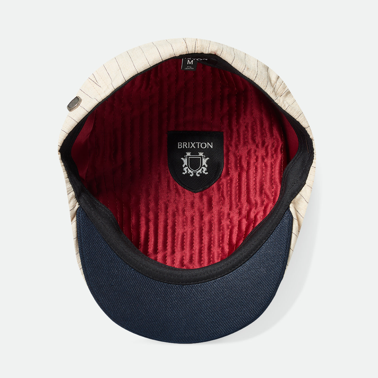 Brixton 20th Anniversary Brood Snap Cap - Cream/Navy