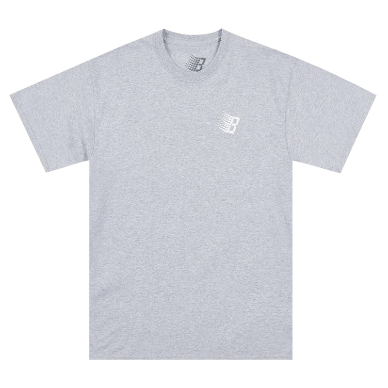 Bronze 56k Polka Dot Logo Tee - Heather Grey