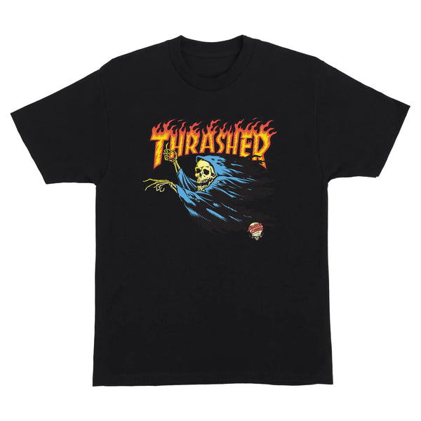 Santa Cruz x Thrasher Obrien Reaper Tee - Black