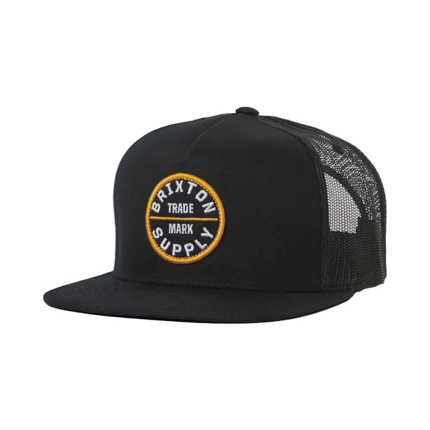 Brixton Oath MP Trucker Hat - Black/Black