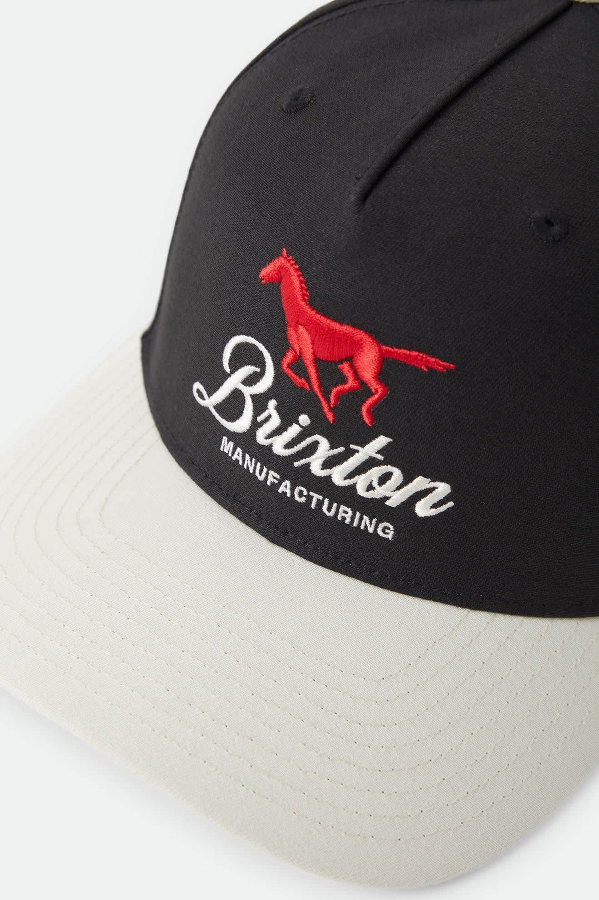 Brixton Leisure Snapback - Black/Whitecap