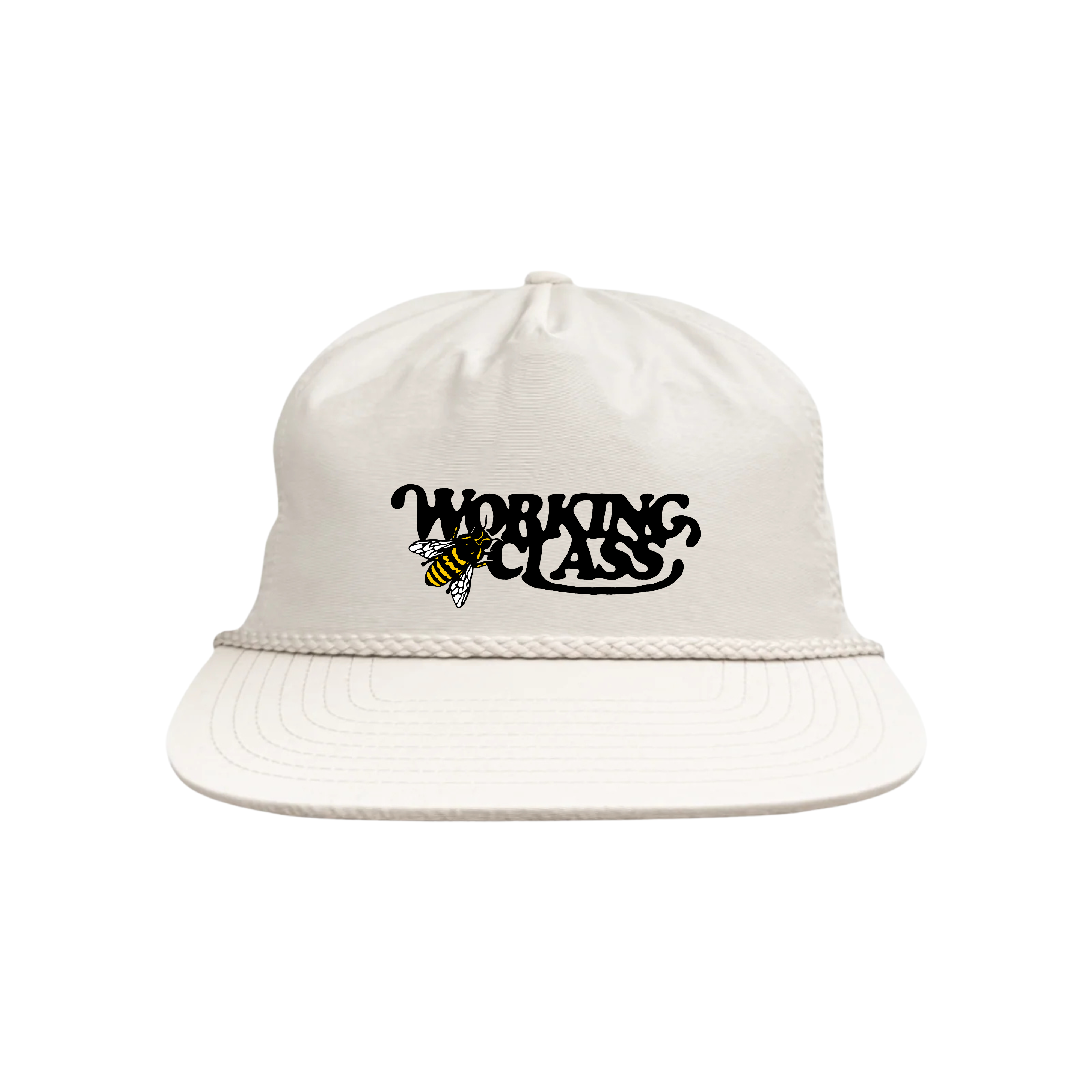 Working Class Worker Bee Surf Rope Cap - Off White