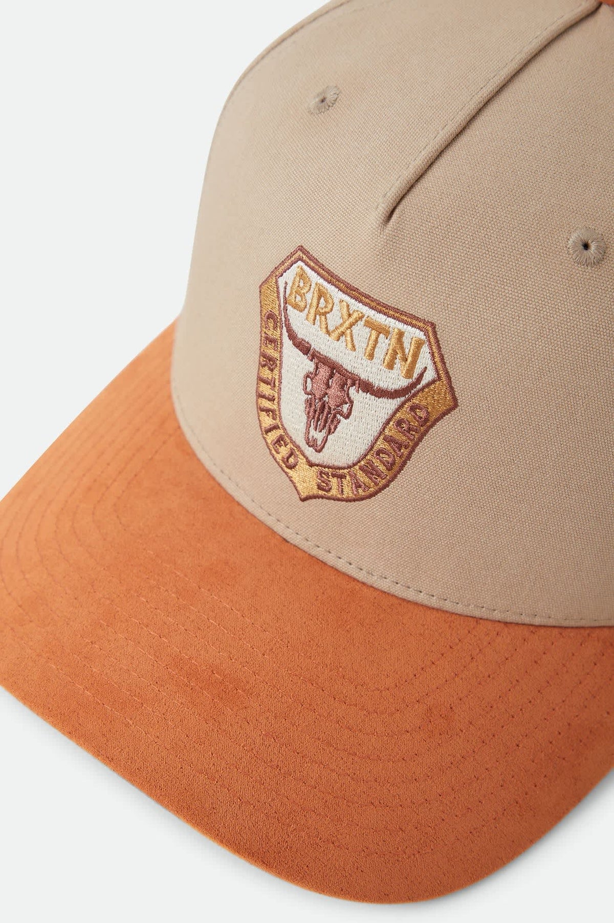 Brixton Fraser Snapback - Olive Stone
