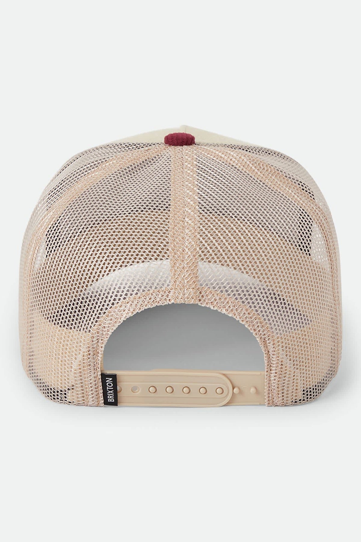 Brixton Hubal MP Trucker Hat - Oatmeal/Dark Brick Corduroy