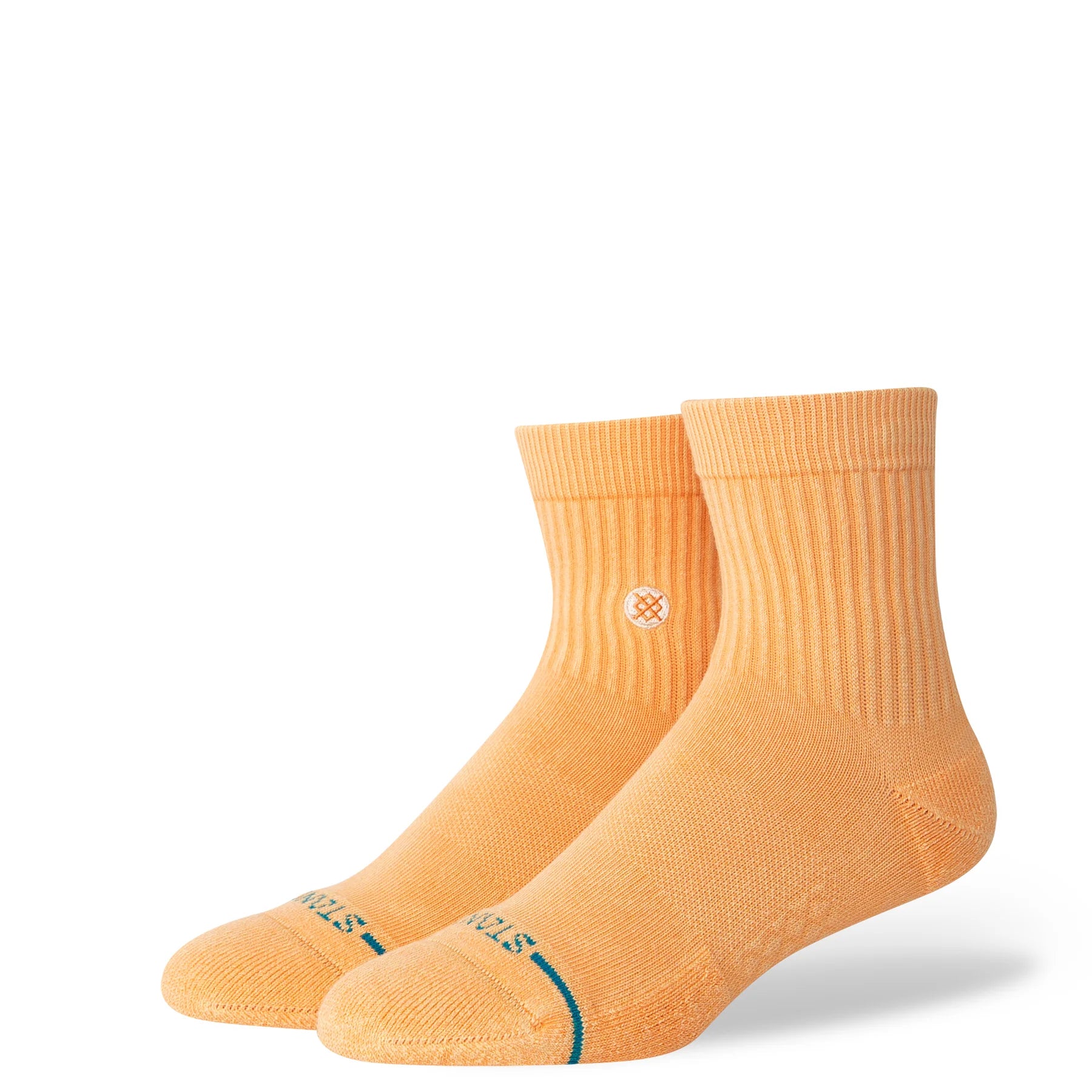 Stance Icon Washed Quarter Sock - Peach