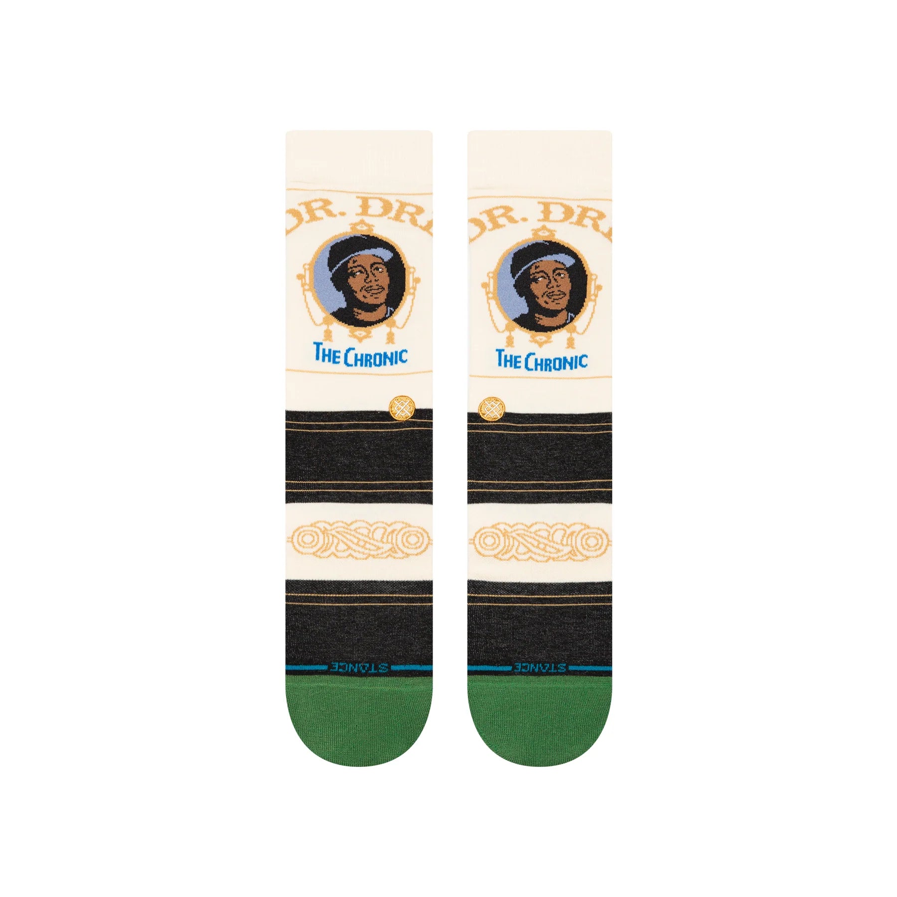 Stance Dr Dre "The Chronic" Sock - Black/Cream