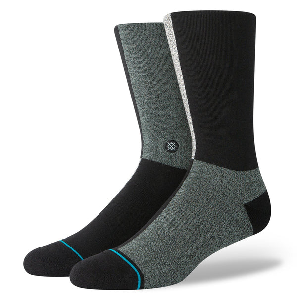 STANCE SUFFIX CREW SOCK - BLACK