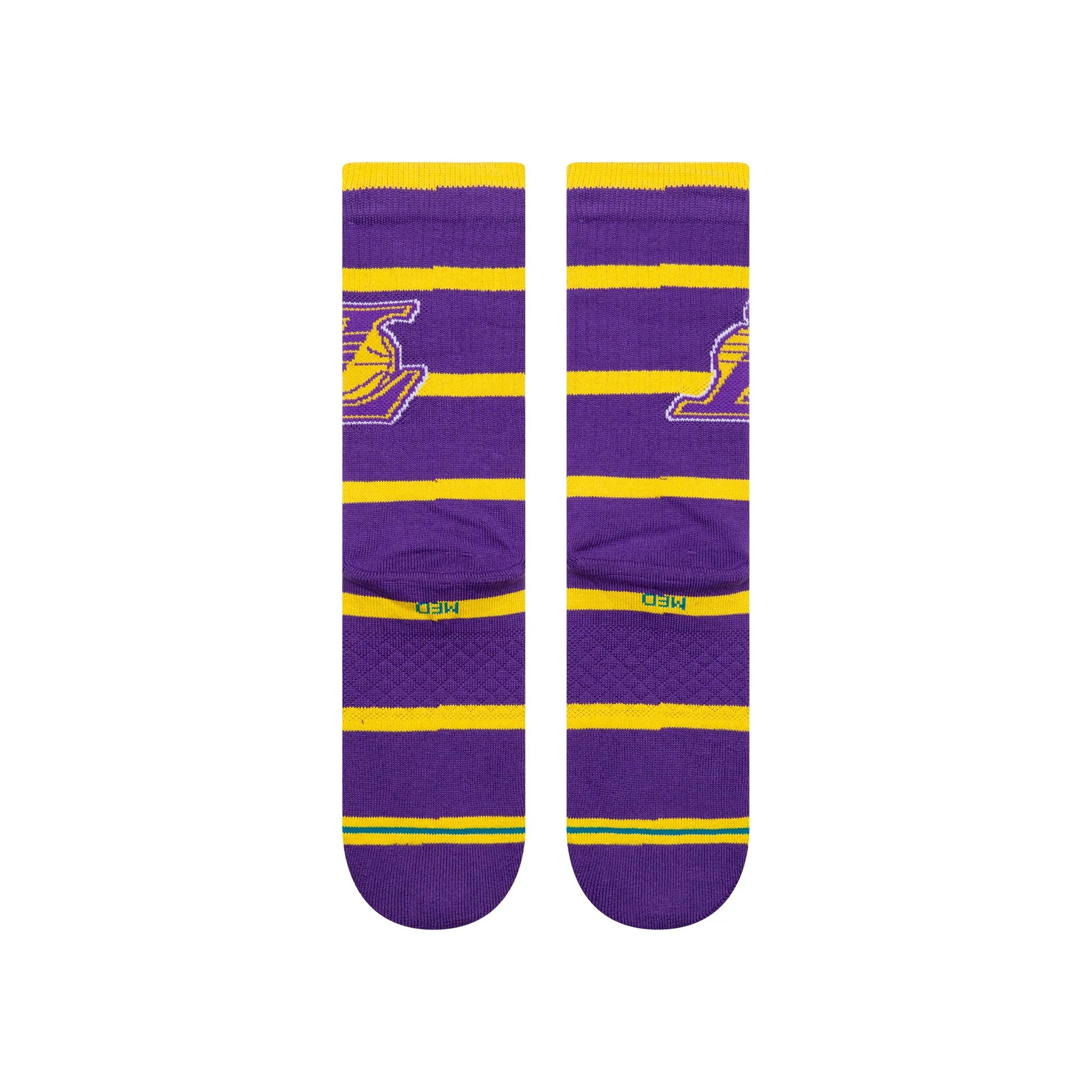 Stance NBA Prep LA Lakers Sock - Yellow/Purple