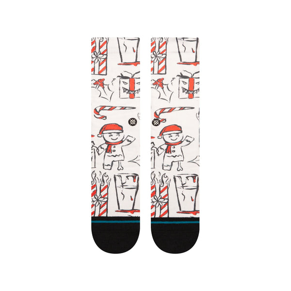 Stance Socks Angry Holidaze - Off White