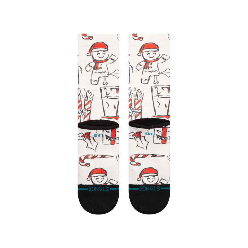Stance Socks Angry Holidaze - Off White