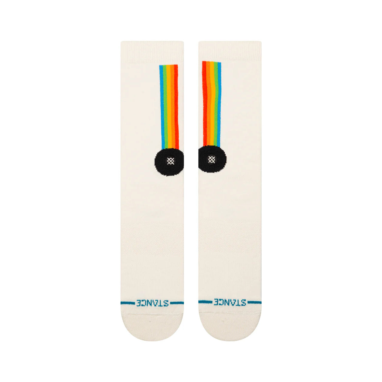 Stance x Polaroid Aperture Crew Socks - White