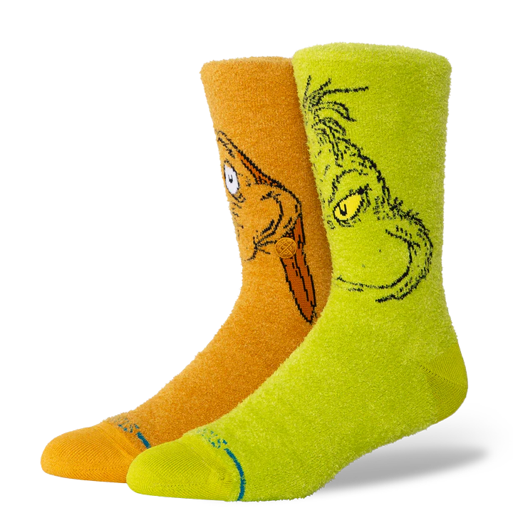 Stance Grinch And Max Crew Socks - Green