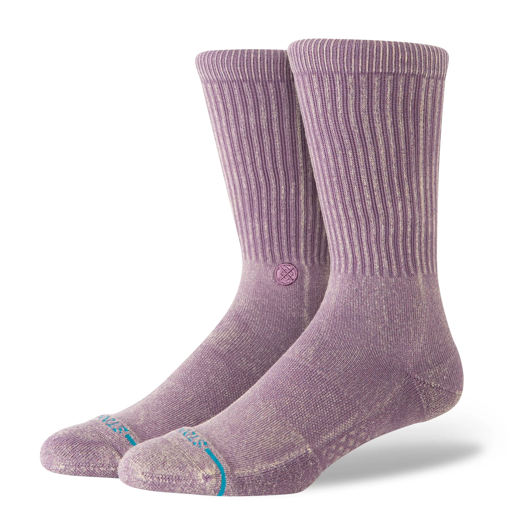 Stance Icon Dyed Crew Sock - Plum