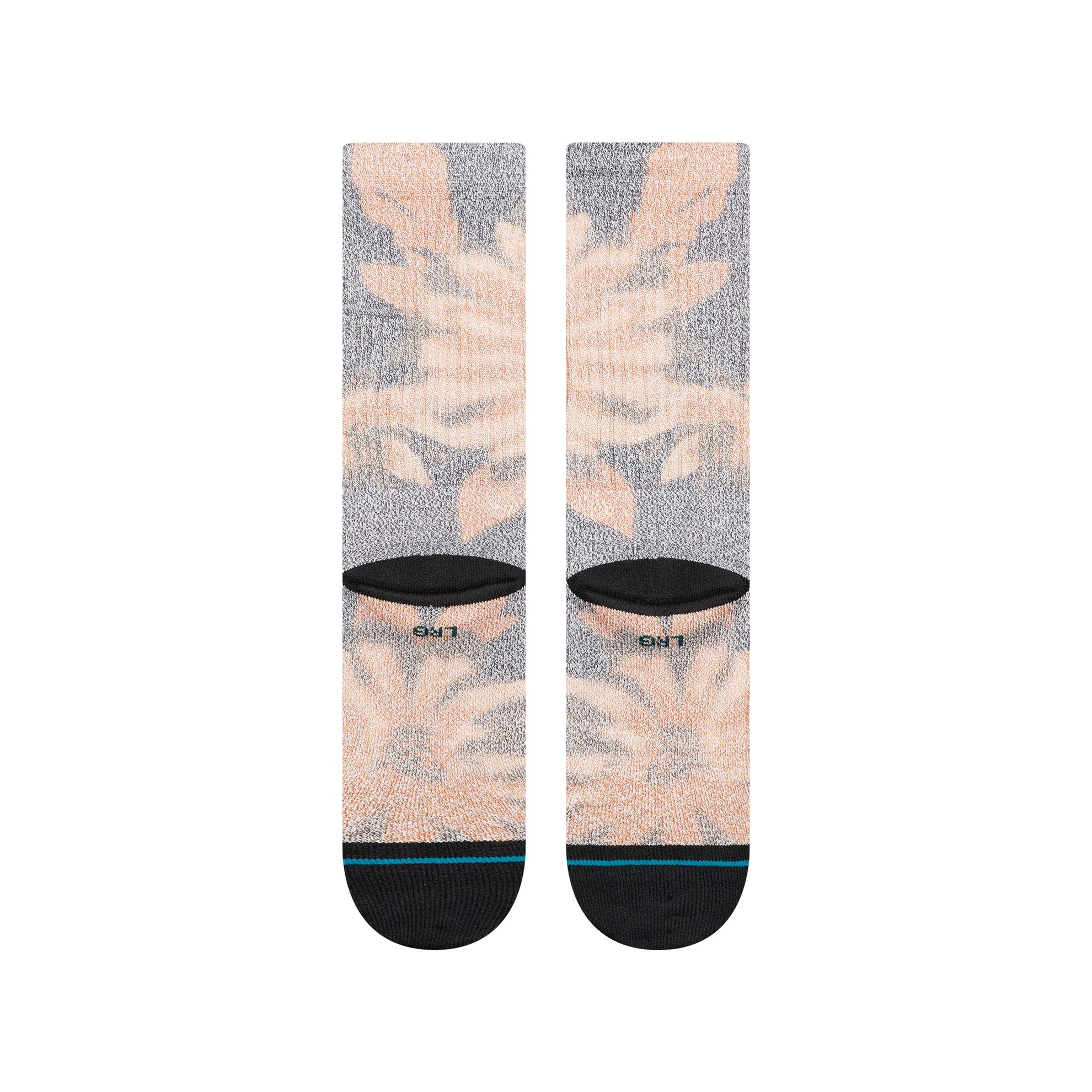 Stance Flora Scan Crew Sock - Charcoal