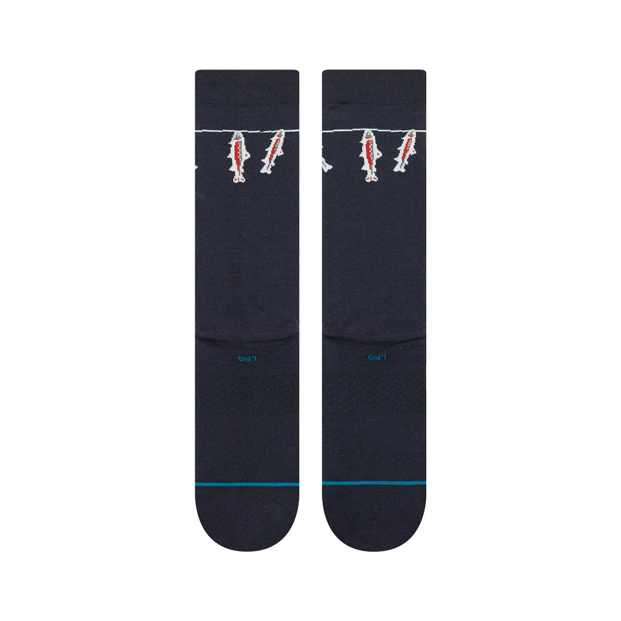 Stance Gone Fishin Crew Socks - Navy
