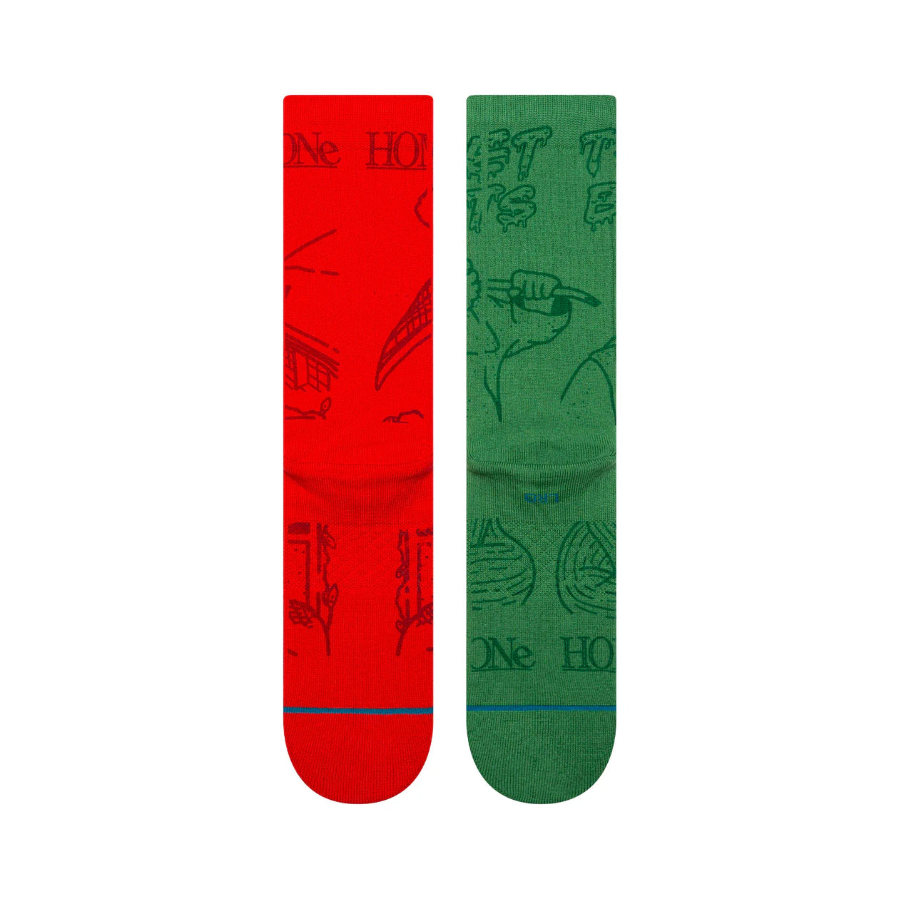 Stance Home Alone Crew Socks - Multi
