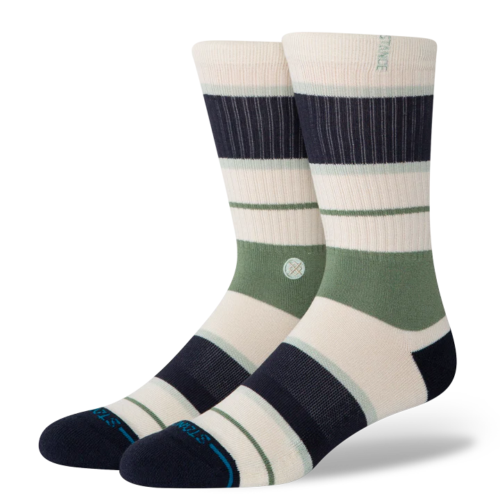 Stance Striped Delight Crew Socks - Canvas