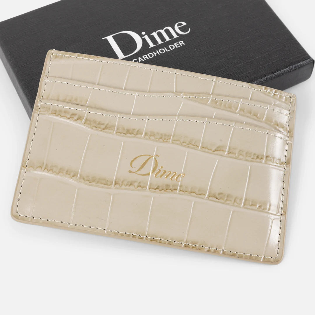 Dime Crock Cardholder - Tan