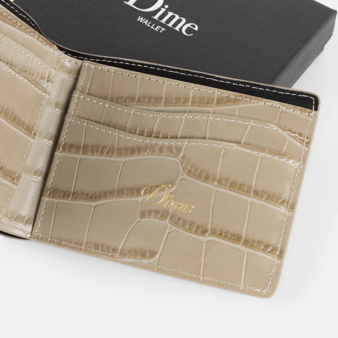 Dime Crock Bifold Wallet - Tan