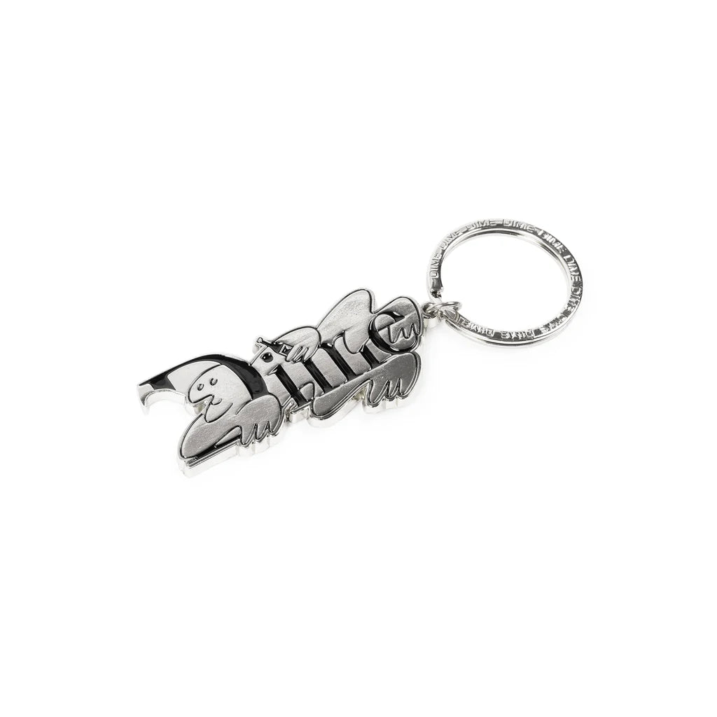 Dime Sipping Keychain/Opener - Silver