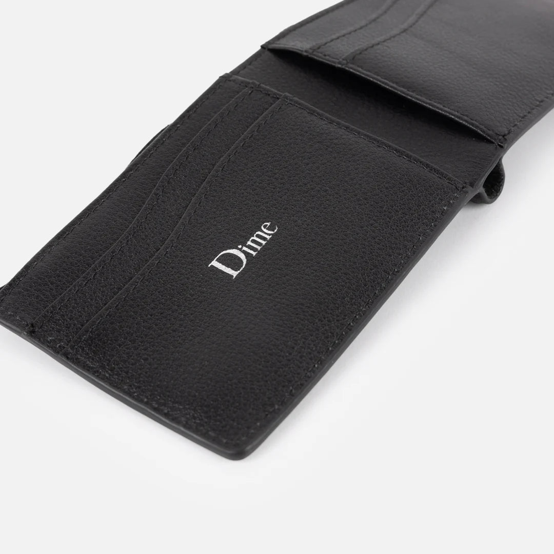 Dime Classic Leather Wallet - Black