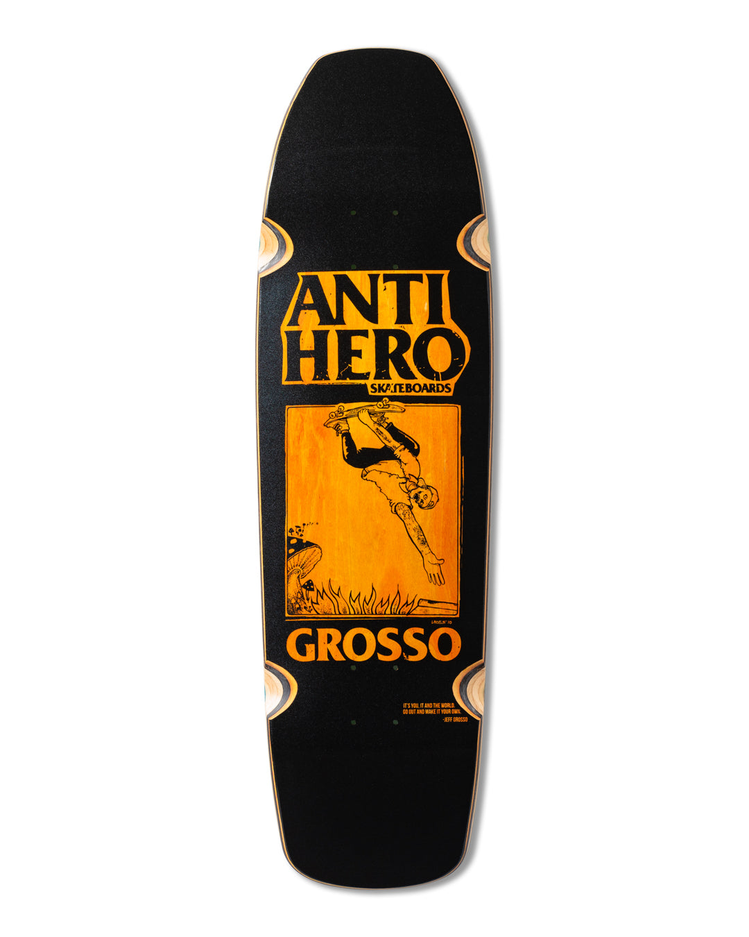 Anti Hero SSD 25 Grosso Hand Plant Black - 9.25"