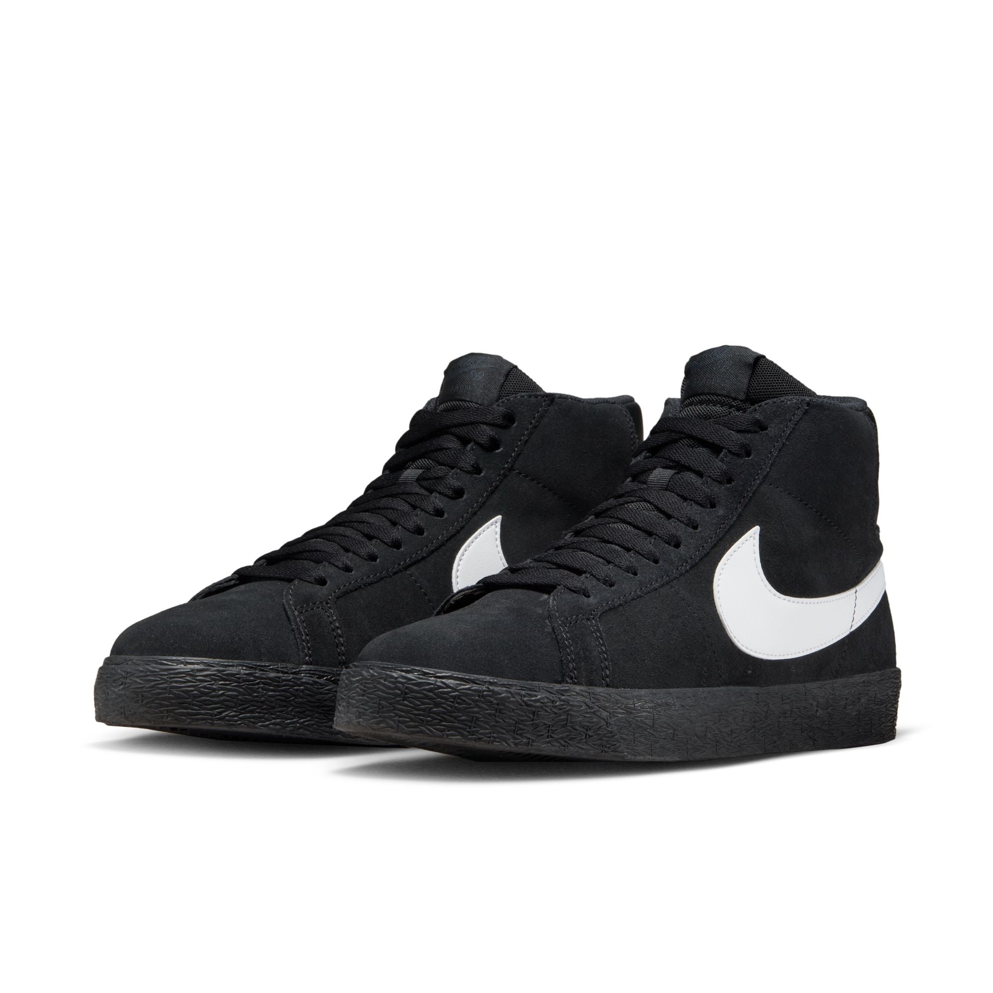 Nike SB Zoom Blazer Mid - Black/White - Black-Black