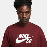 Nike SB Men's Logo T-Shirt - Dark Team Red
